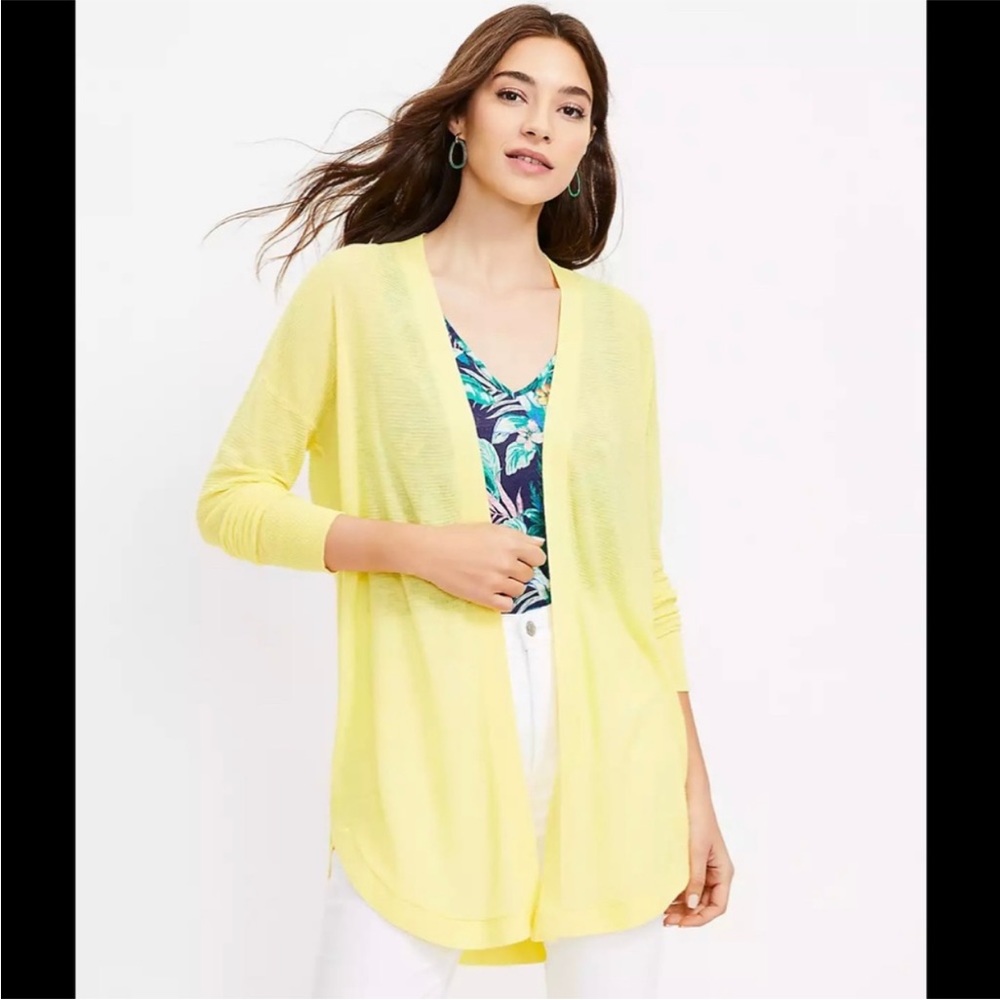 NWT Loft sheer cardigan sweater.